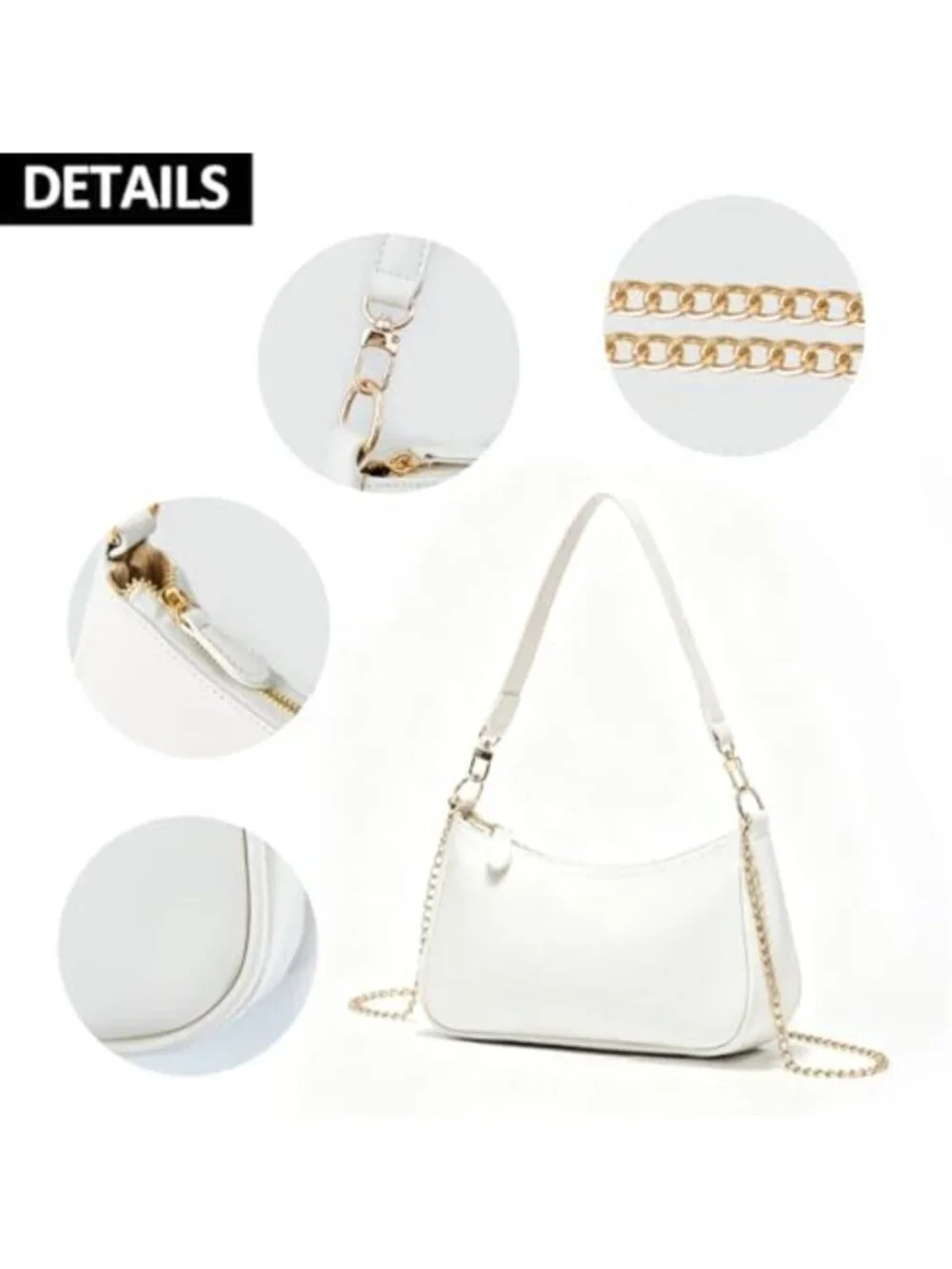 Chic Small Crescent Shoulder Bag for Women | Stylish Hobo Purse & Handbag